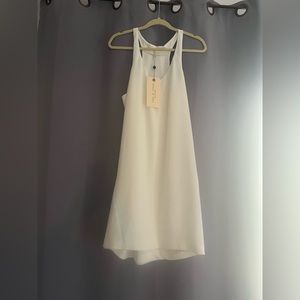 rag & bone white sleeveless chieftain mini dress! Brand new w/ tags, Size 12!